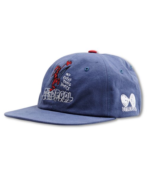 예스아이씨(YESEYESEE) Y.E.S x Deadpool Cap Navy - 사이즈