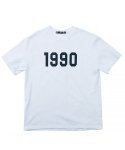 크리스첼로(CRISCELO) (공용) 1990 티셔츠 - (화이트 20수 오버핏)