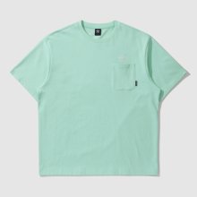 썸머 싱글지 오버핏 티셔츠 민트(UO223CRS62)