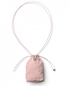 NYLON MINI CROSS BAG(PINK)