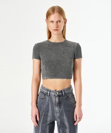 BACK POINT TERRY TEE (grey)
