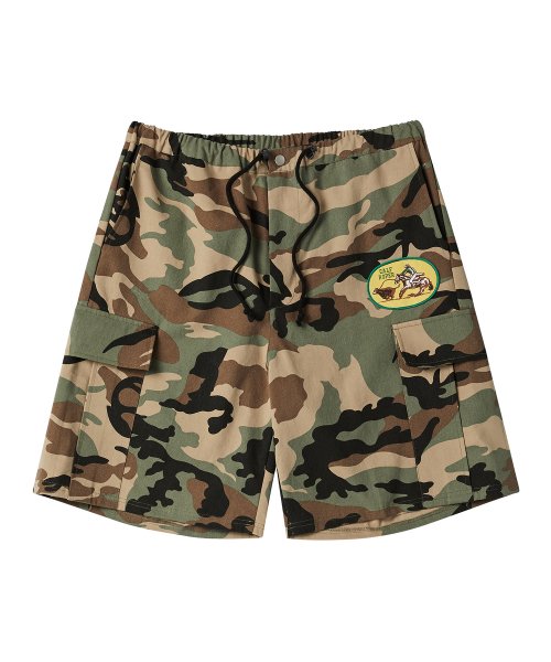 camo cargo shorts