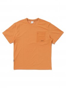 ON THE ROCK (온더락) 남성 라운드 티셔츠_Orange