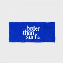 BETTER THAN SURF LOGO BEACH TOWEL