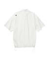 Crinkle string half shirts [white]