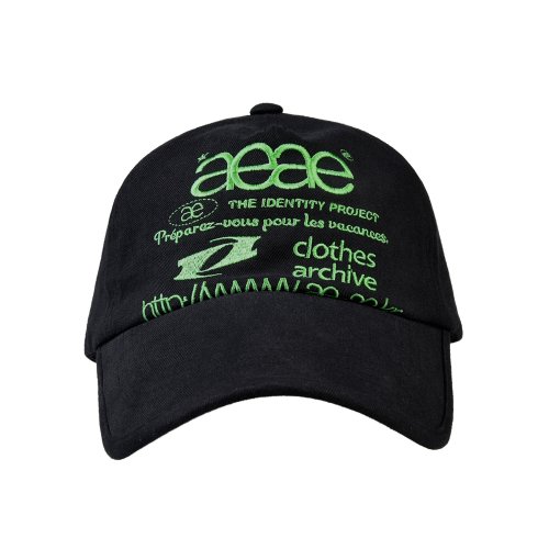 MUSINSA | THE IDENTITY PROJECT AEAE wep log ballcap [black-green]