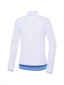 WG W.ICE 메쉬 슬리브 모크넥 티셔츠 L_White