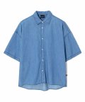 DECENT DENIM HALF SHIRTS (LIGHT BLUE) [LRRMCSD307M]