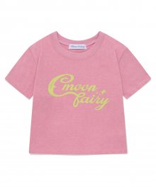 MF MOON LOGO CROP TEE-PINK