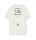 에디블렛(EDIBLET) SOUND AND VISUAL GRAPHIC 레귤러 핏 티셔츠 WHITE
