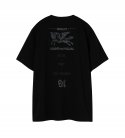 에디블렛(EDIBLET) SOUND AND VISUAL GRAPHIC 레귤러 핏 티셔츠 BLACK