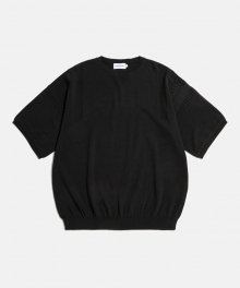 Guernsey S/S Knitted Tee Black