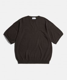 Guernsey S/S Knitted Tee Taupe