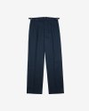 Reve Cotton Washed Trousers (Navy)