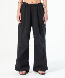 WAIST STOPPER CARGO PANTS (black)