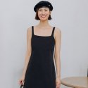 랭썬(LANGSON) LS_Slim mini sleeveless dress