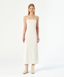 STRETCHY MAXI DRESS (beige)