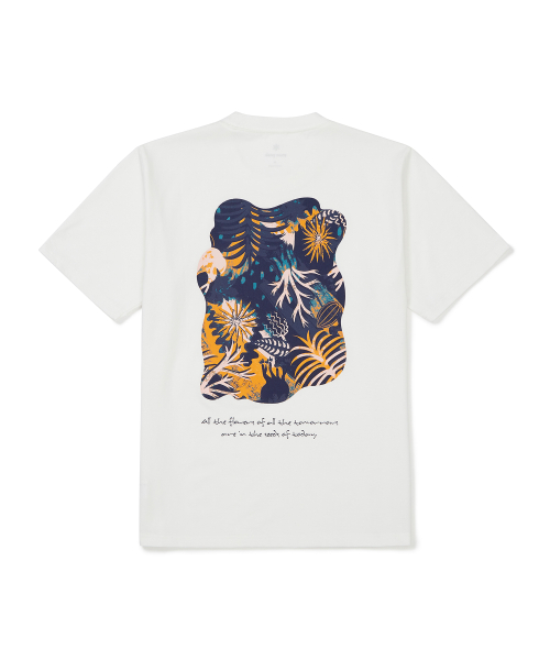 스노우피크 어패럴(SNOWPEAK APPAREL) 보타니컬 반팔 티셔츠 White (S23MMBTS95) - 사이즈 & 후기 | 무신사