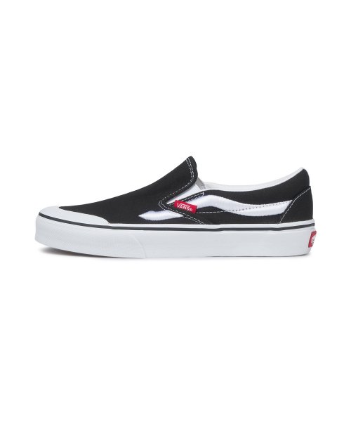 반스(Vans) 클래식 슬립온 138 - 사이드 스트라이프 블랙:트루화이트 / Vn0007Nt7Vj1 - 75,000 | 무신사 스토어