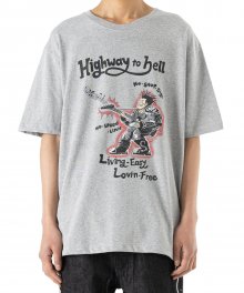 [16수] 하이웨이 반팔티 티셔츠 MSHTS015-GY