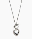셉텐벌5(SEPTEMBER5) Toggle heart chain necklace