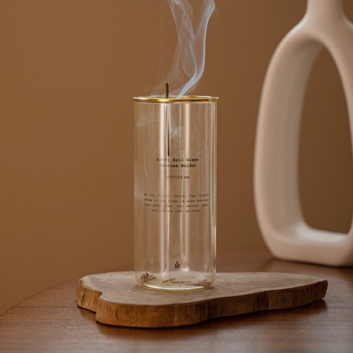 MUSINSA公式 | OLLOT Ollot Sandy Soil Glass Incense Holder with Pouch