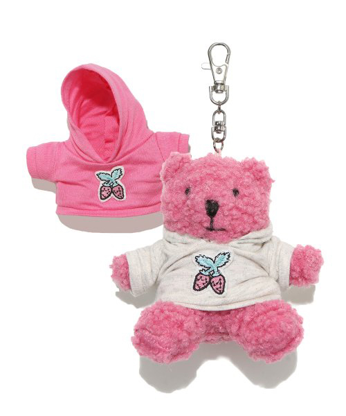 피지컬 디파트먼트(physicaleducation) [2PACK] 먼데이루틴 베어 키링_핑크