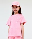 클로브(CLOVE) [23SS clove] Terry Pocket T-Shirt_Kids (Pink)