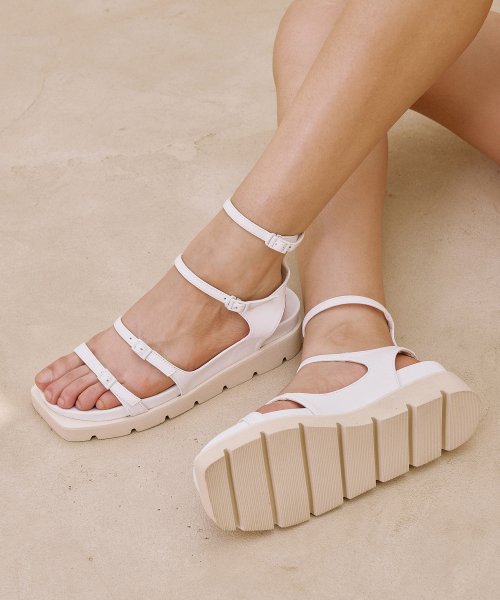 White platform store sandals near me