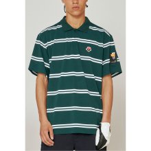 Light-weight Border Stripe Collar Neck T-shirt_G4TAM23261GRX