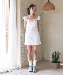 TINY FLOWER ONE PIECE (WHITE)