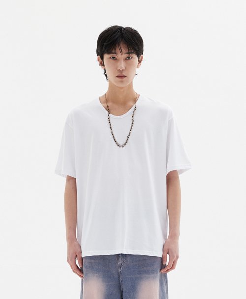 Oversized v deals neck t shirt