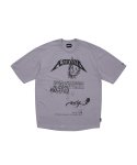 아조바이아조(AJOBYAJO) [PBA] AJO Collage T-Shirt [GREY]