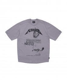 [PBA] AJO Collage T-Shirt [GREY]