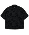 Paisley Short Sleeves Shirt [BLACK]