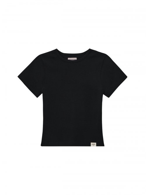 MUSINSA | GLOWNY G BABY TEE (BLACK)