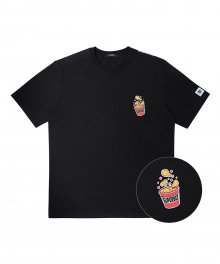 ULKIN CANVAS Superbee X llunshot Chicken T-shirt_Black