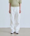 cotton cargo pants(womens) white