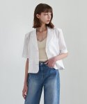 줄리아페페(JULIAPEPE) Summer Daily Half Jacket (White)