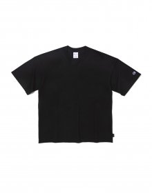 [US][친환경] 오버핏 Whistle 반팔 티셔츠 (BLACK) CKTS3E043BK