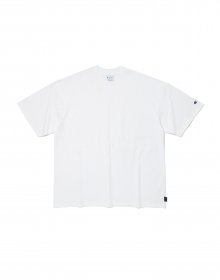 [US][친환경] 오버핏 Whistle 반팔 티셔츠 (WHITE) CKTS3E043WT