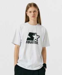 에센셜 빅스타 반소매 티셔츠 (라이트그레이)