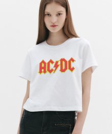 ACDC RED LOGO CROP WH (WBRENT2411)