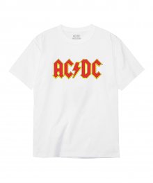 ACDC RED LOGO WH (BRENT2411)