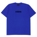 블랙블론드(BLACKBLOND) 비비디 스프레이 마스킹 로고 티셔츠 (블루)