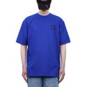 블랙블론드(BLACKBLOND) 비비디 클래식 스마일 로고 티셔츠 (블루)