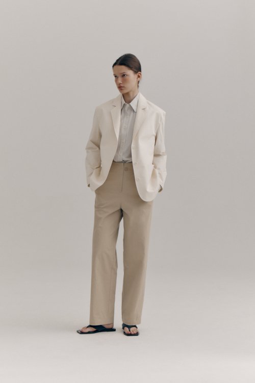 march cotton jacket (ivory)