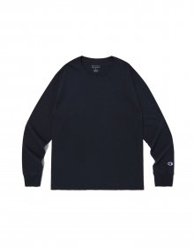 [US] 5.5oz Classic Jersey C로고 긴팔 티셔츠 (NORMAL NAVY) CKTS3F204N2