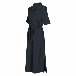 안다르(ANDAR) 에어스트 오픈 카라 원피스_볼캐닉차콜