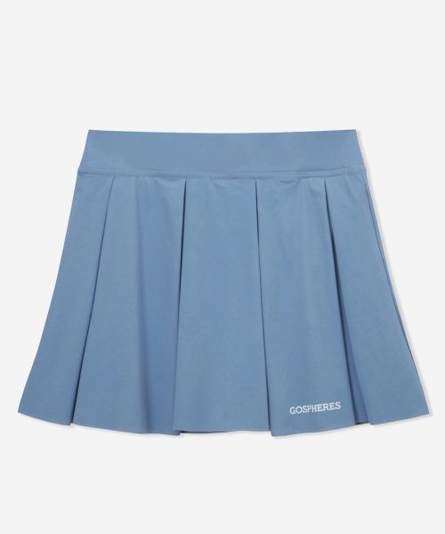 MUSINSA | GOSPHERES W PLEATS TENNIS SKIRT SKY BLUE